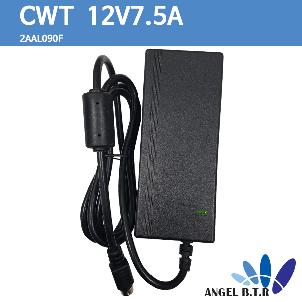 [CWT]2AAL090F/ 12V7.5A/12V 7.5A/90W 4핀 상/하 넷기어 NAS RN10400/RN31400 아답타