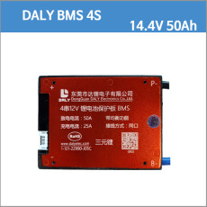DALY 리튬이온 배터리 BMS 4S 50Ah 4S50Ah 14.4V 14.8V 16.8V  BMS 보호회로