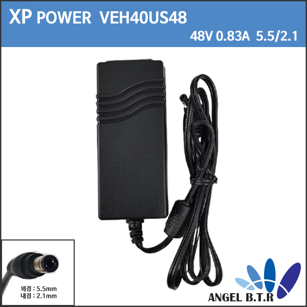 [XP power] VEH40US48 -XA0510A 48V 0.83A/48V0.83A NVR cctv 아답타/어뎁터