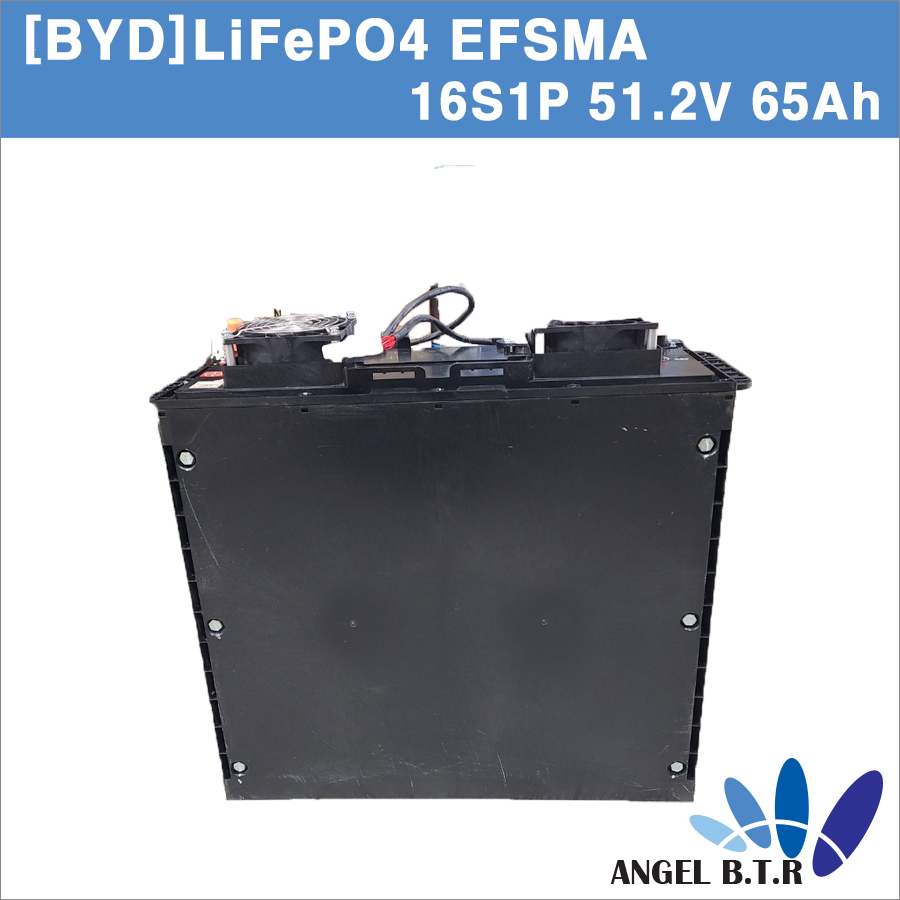 [BYD]EFSMA/51.2V 65Ah 51.2V65Ah /3.3KWh/16S1P/16S 1P/LiFePO4 battery module/ 리튬 인산철 배터리 모듈 /ESS배터리 모듈/지게차 용도
