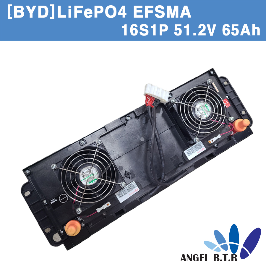[BYD]EFSMA/51.2V 65Ah 51.2V65Ah /3.3KWh/16S1P/16S 1P/LiFePO4 battery module/ 리튬 인산철 배터리 모듈 /ESS배터리 모듈/지게차 용도