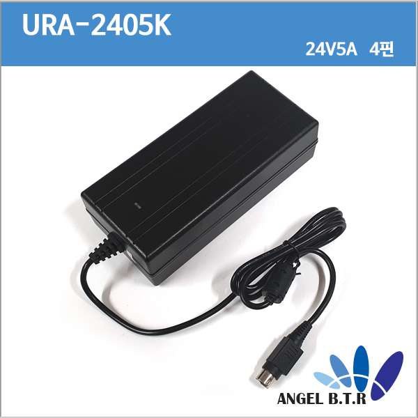 [라디언스]URA-2405K/KS1500U-2400500/24V5A 24V 5A 4핀/라디샤인 전기매트어댑터/어뎁터/아답타/호환용/LR